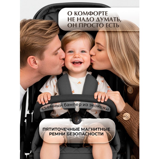 Коляска 3 в 1 SBL Elegante Therma (Colore) Dark Grey - 9